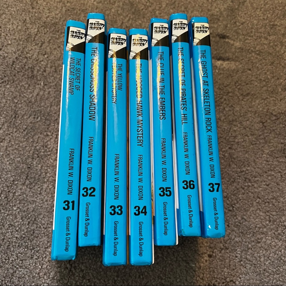 Hardy Boys Book Series 31-37 Franklin W. Dixon